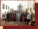 ocenení pedagógovia katolíckych škôl Košickej arcidiecézy s otcom arcibiskupom Mons. Bernardom Boberom